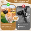 Dog Muzzle, Adjustable Breathable Dog Mouth Cover, Anti Biting Barking