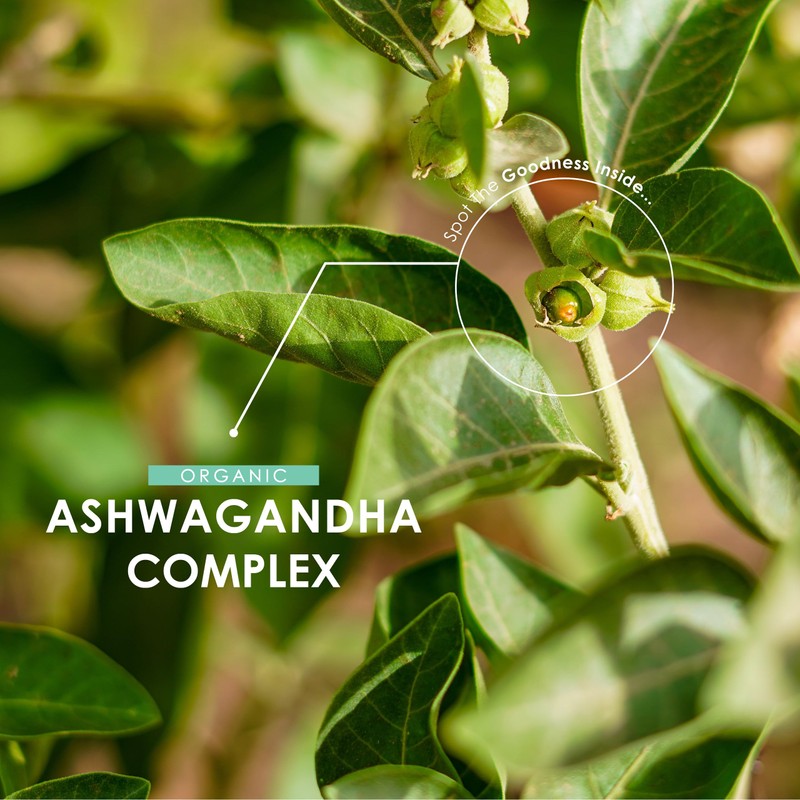 Organic Ashwagandha Complex 7055mg - KSM-66® with Turmeric & Black