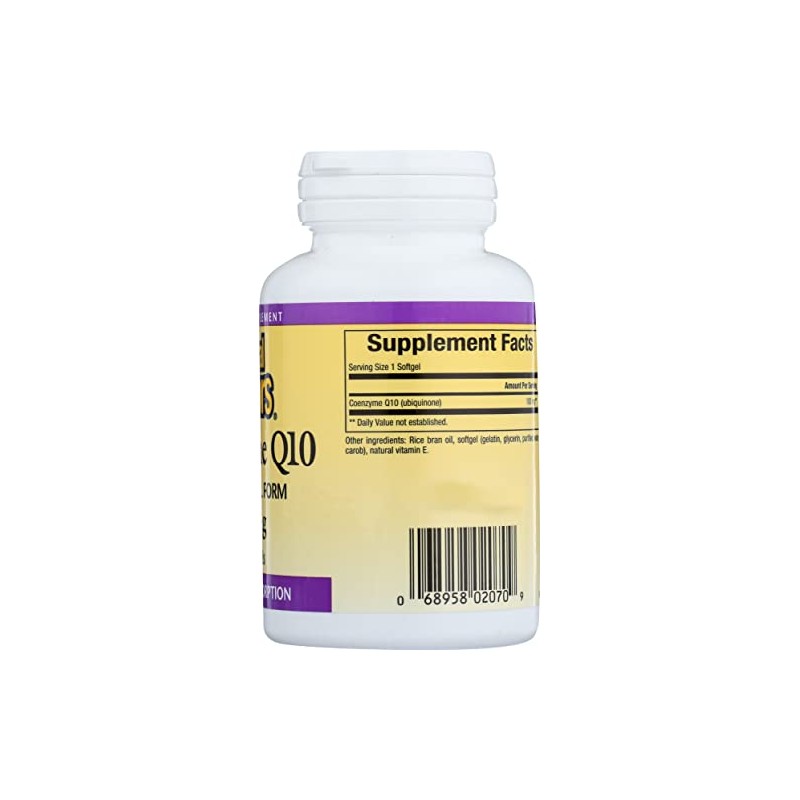 Natural Factors – Coenzima Q10 100 mg – Soporte antioxidante