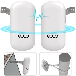 Punto a punto Puente inalámbrico de largo alcance de 1,5 km con soporte para Internet Starlink, puentes fiables de 5,8 G 450 Mbps CPE WiFi con antena de 8 dBi para exteriores IP65 impermeable, paquete