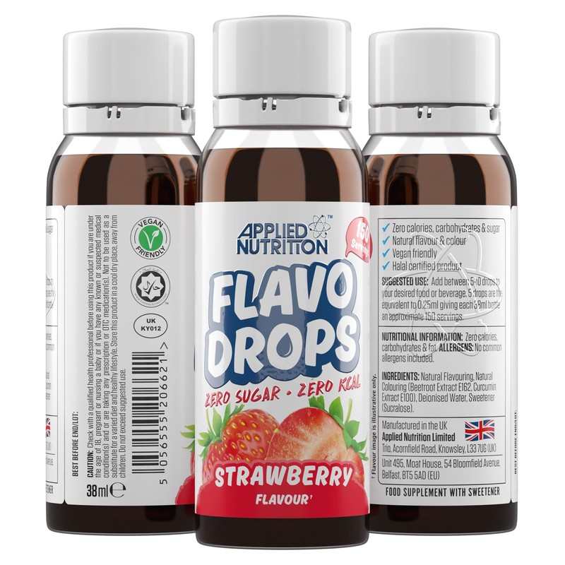 Applied Nutrition - Flavor Drops - Zero Calorie Enhancer -