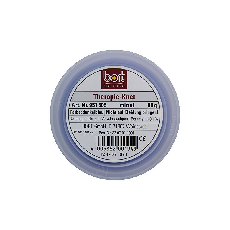 bort 951500 Therapy Clay Standard Medium Size 80 Dark Blue