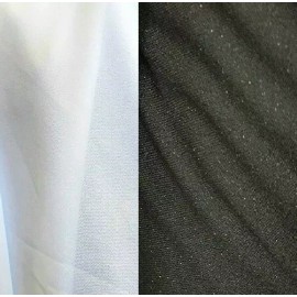 French  Tricot Fusible LIGHT WEIGHT, 3 yards x 58" IRON ON - White, by 3 yards