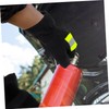 NOLITOY 1pair Insulated Firefighter Gloves Heat Resistant Reflective Strip for