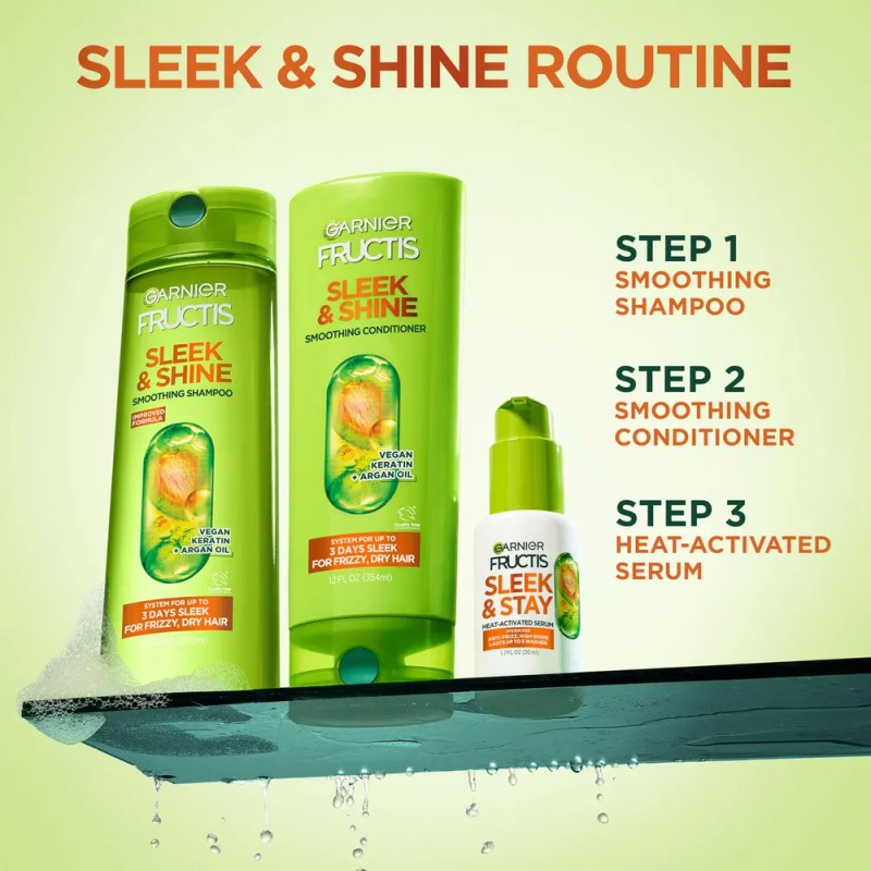 Sérum Capilar Garnier Fructis Sleek And Shine Sleek And Stay