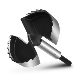 NIBBLAX 5" Forstner Bit for Wood, 5 Inch (Dia.) Wood Drill Bit Forstner Bits for Woodworking, Hex Shank