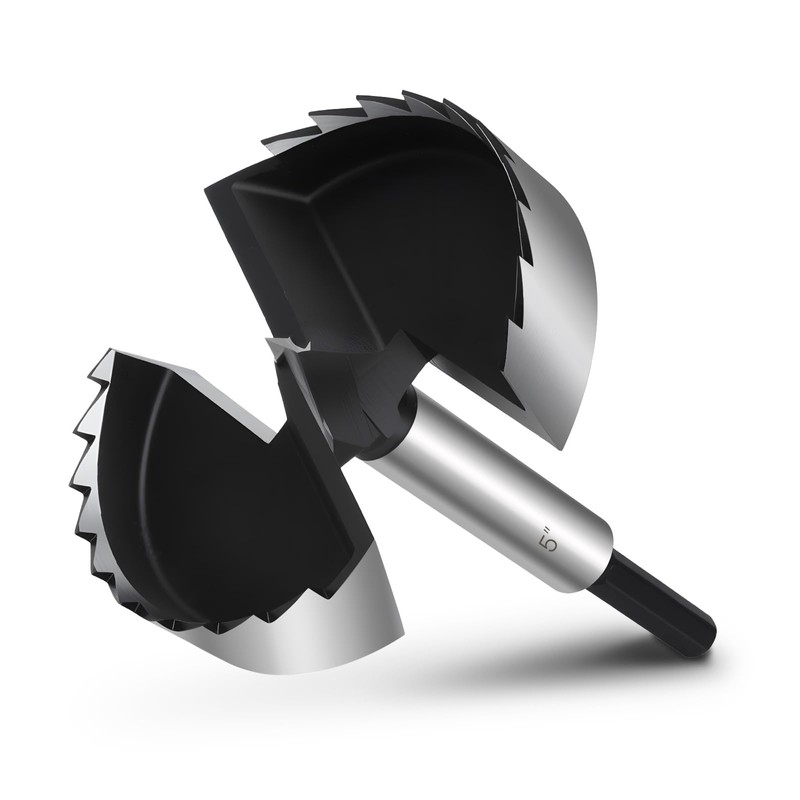 NIBBLAX 5" Forstner Bit for Wood, 5 Inch (Dia.) Wood