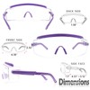 UKNOW Safety Goggles Over Glasses, Anti Fog Safety Glasse with