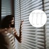 12 Pcs 2.5 Inch Valance Clips for Blinds, Hidden Blind