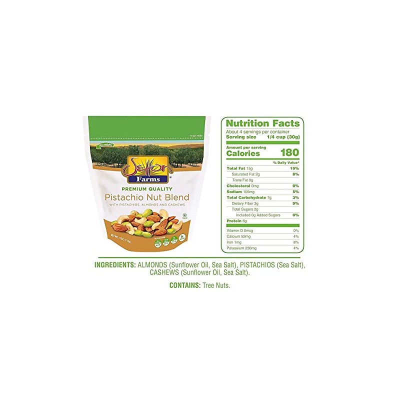 Setton Farms Pistachio Nut Blend with Almonds, Pistachios and Cashews,