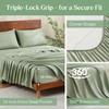 JSD Sage Green 100% Viscose Derived from Bamboo Sheet Set