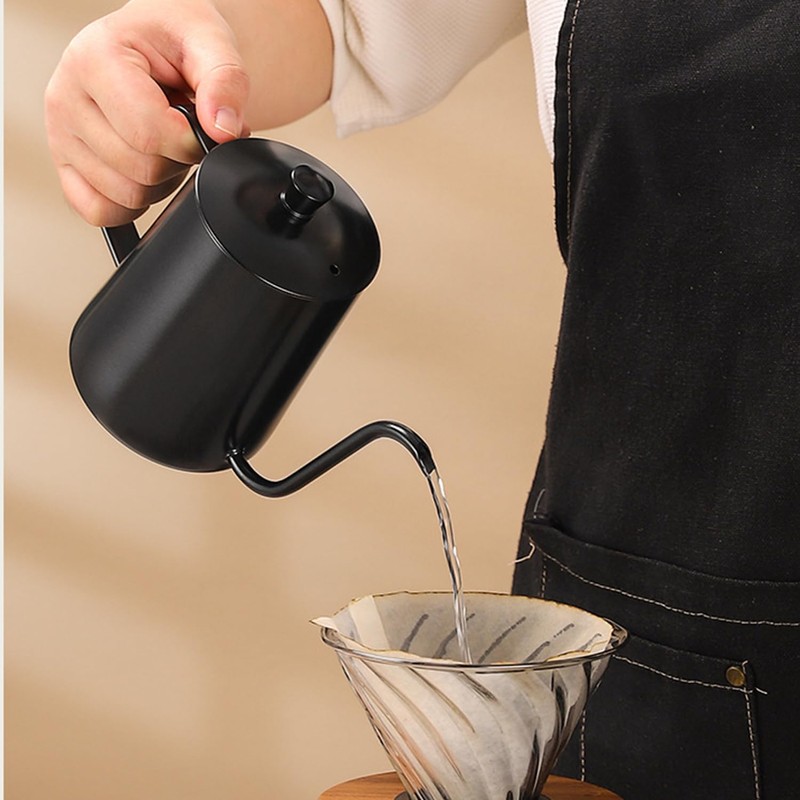 Gooseneck Pour Over Coffee Kettle 600 ML/ 20 OZ Stainless
