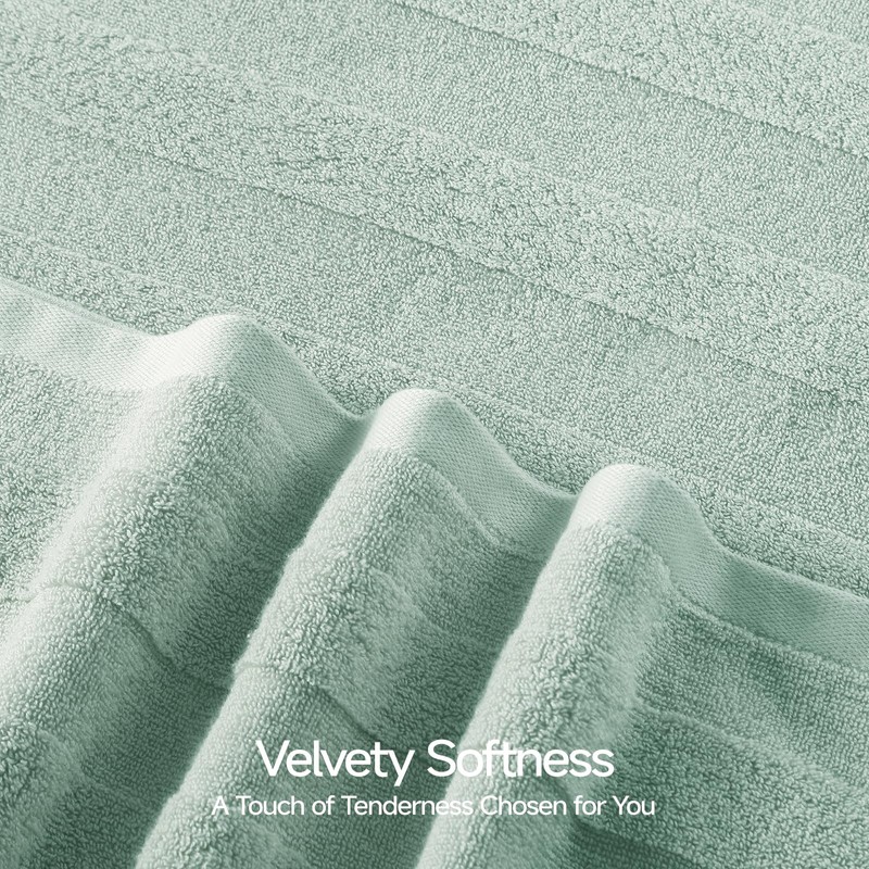 REDKISS Luxury Viscose from Bamboo Bath Towels, Ultra Soft, 28x55