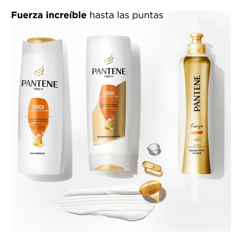 Crema para Peinar Pantene Pro-V Fuerza, 300 ml