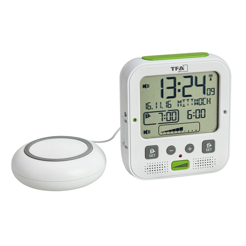 TFA-Dostmann TFA 60.2538.02 Boom Hochleistungs-Funkalarm clock