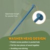 LIONMAX Pocket Hole Screws 2-1/2 Inch, 300 PCS Exterior Pocket