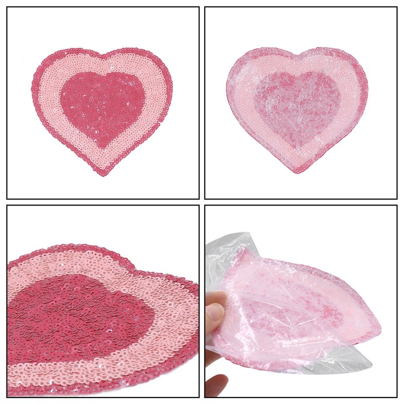 LEOMOSTE Shiny Sequin Nipple Cover Novelty Silicone Adhesive Pasties Bra