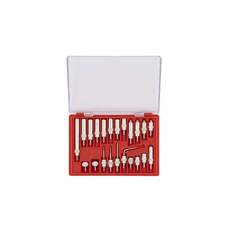 Clockwise Tools Digital Dial Indicators Tip Set, DIPR-01 22 Pieces,