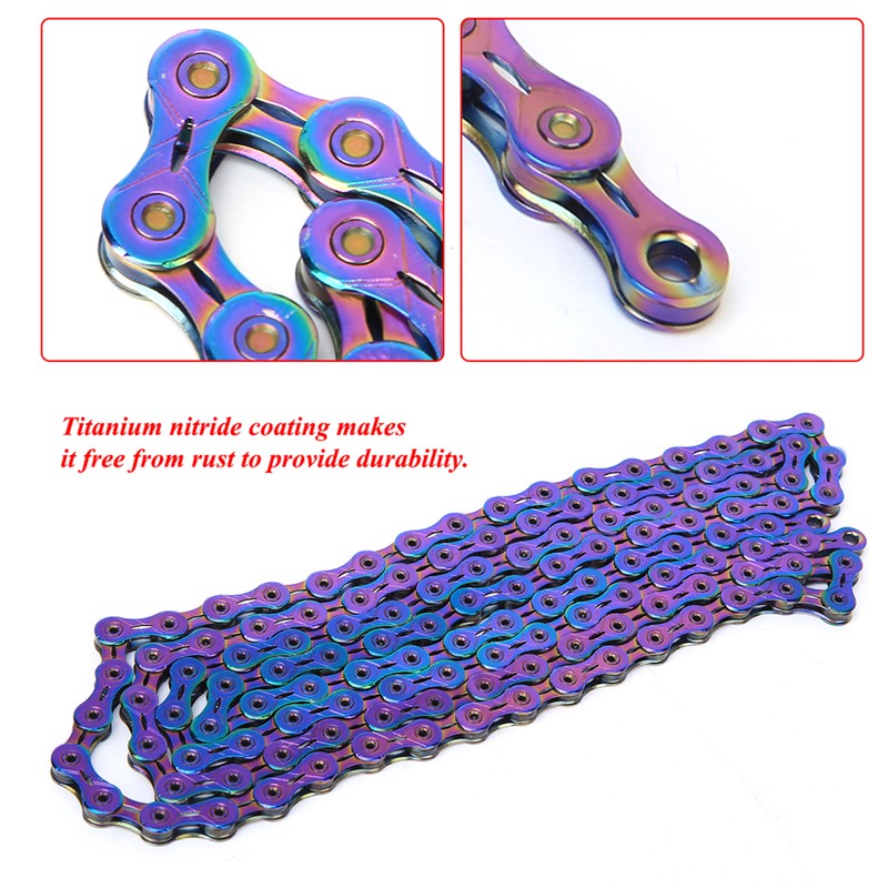 ZTTO Bike Steel Colorful Variable Speed Chain Accessory for Mountain