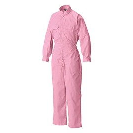 Shinmen 7160 Overalls, Long Sleeves, Color T/C Coveralls, All Seasons, Men's, 20 pink