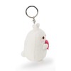 MOLANG Key Ring with Heart 8 cm White Plush Companion