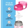 THERMOS FUNTAINER - Botella infantil de acero inoxidable de 12
