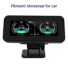 Universal Intelligent Car Inclinometer Tilt Gauge High Resolution HUD Digital