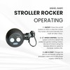 Rechargeable Stroller Pram Rocker, Portable Weatherproof Baby Sleep Device, Fits