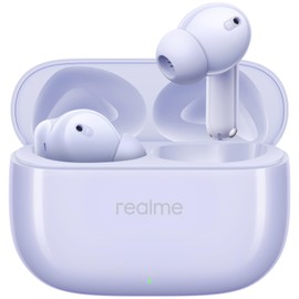 realme Buds T310 Bluetooth Headphones Wireless 46dB Hybrid ANC 12.4mm Dynamic Bass Driver 40 Hours Total Playback Bluetooth 5.4 360° Spatial Audio Violet Monet