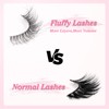 Parriparri Eyelashes, Cat Eye, Fluffy Artificial Eyelashes, Cateye Clear Band,