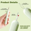 2 in 1 Needle Threader Seam Ripper,2025 New 2-in-1 Upgraded