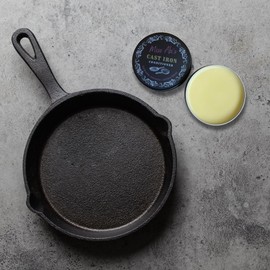 Miss Abi's Cast Iron Conditioner: 100% Natural | Seasoning & Protection for Cast Iron & Carbon Steel | Cast Iron Restorer | Cast Iron Skillet Conditioner | Leave-In Treatment for Cast Iron