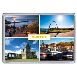 Whitby Yorkshire England United Kingdom Souvenir Acrylic Fridge Magnet (Standard: 70x45mm)