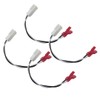 JRSHOME 2Pcs Front Dash Tweeters Speaker Wiring Harness Adapter Connector