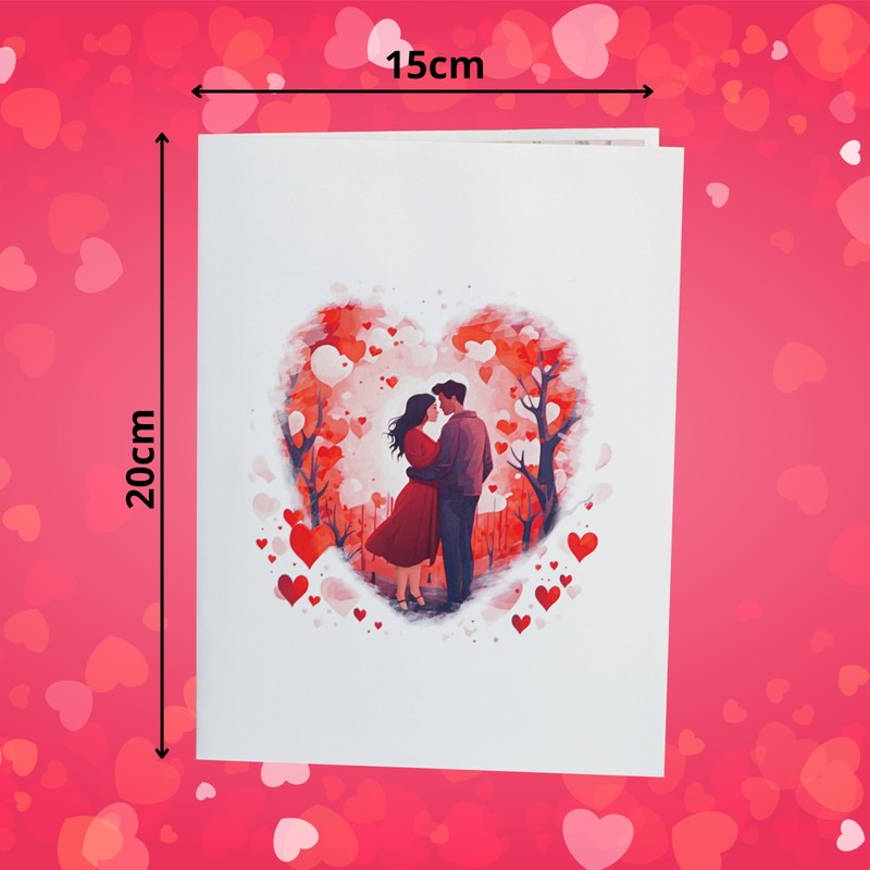 Valentines Card Pop Up | 3D Anniversary Mothers Day Birthday