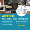 WB23K10002 Range Burner Control Switch for GE 6 Inch Surface