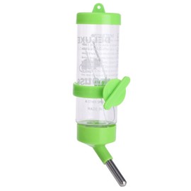 Hypeety Hamster Cage Drinking Water Bottle Parrot Mice Rat Gerbils Water Feeder Bowl 250ML/8.79 oz 1Pcs Random Color (250ML)