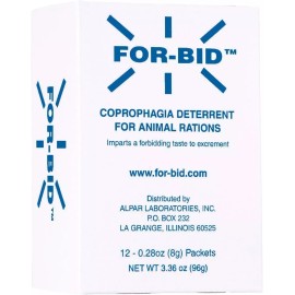 Forbid Stool Eating & Coprophagia Deterrent Dog & Cat Food Powder Additive to Prevent D