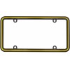 BLVD Black California License Plate Frame Yellow Legacy Edition Heavy
