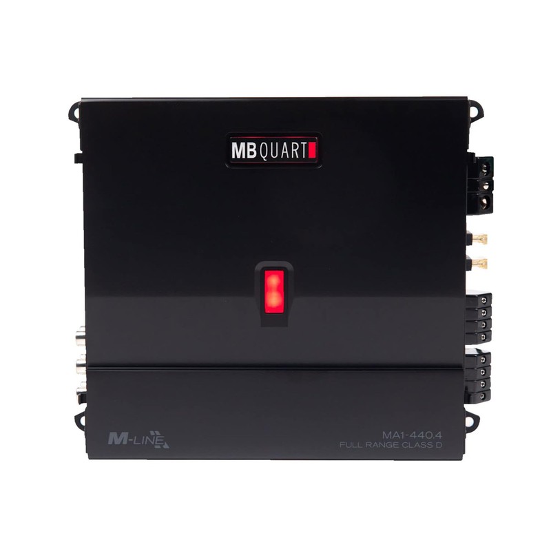 MB Quart 440 Watt 4 Channel Car Audio Amplifier, Digital