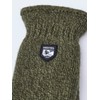 HESTRA Basic Wool Mitt Olive Green - 7, olive