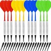 Zhenghebuy Darts with Plastic Tip, Portable Soft Darts Set with