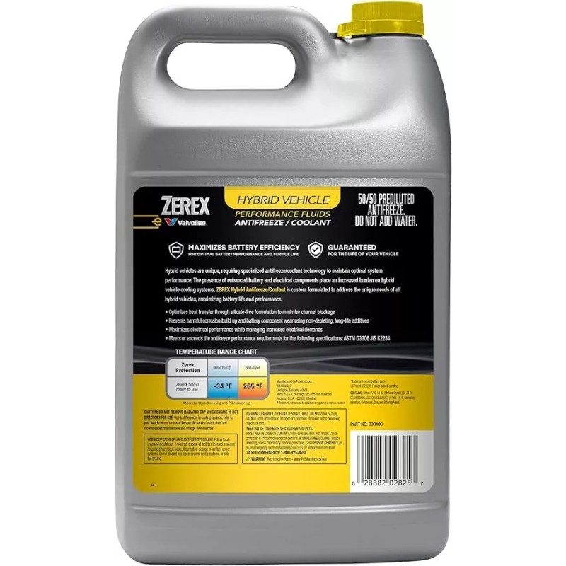 Valvoline Zerex Hybrid Vehicle 50/50 Ready to Use Antifreeze /