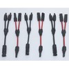 LiuBaiWuQuStars 6pcs mc4 y connectors, Solar Y Branch Connectors Extra