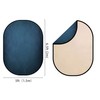 Kate Collapsible Backdrop Blue&Beige Pop Up Portable Backdrop 2-in-1 Panel