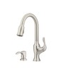 Pfister Deming Kitchen Faucet with Pull Down Sprayer and Soap