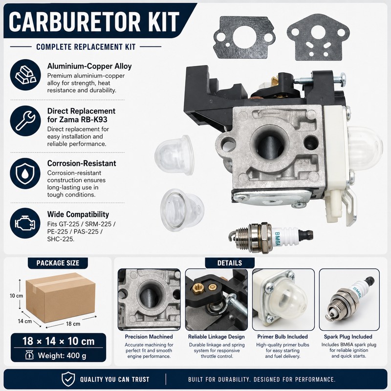 RB-K93 Carburetor for Echo GT SRM PAS Equipment – Replacement
