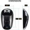 Amexmart Smoke Lens Led Cab Lights For Dodge Ram 1500