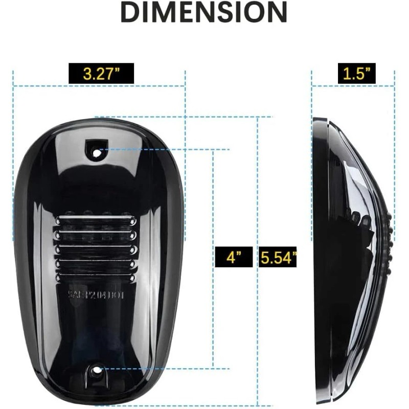Amexmart Smoke Lens Led Cab Lights For Dodge Ram 1500