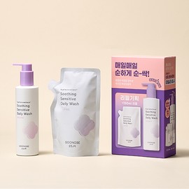 GOONGBE Soothing Sensitive Duo Set (Daily Wash Gel 200ml+Special Wash Foam 150ml) - [SET] Daily 200ml+Special 150ml